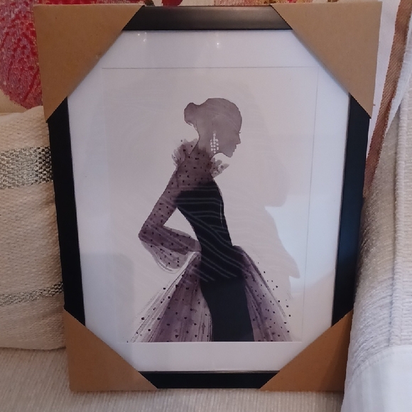 Jessica Durrant Other - Jessica Durrant-Elegant Framed Fashion Silhouette Art